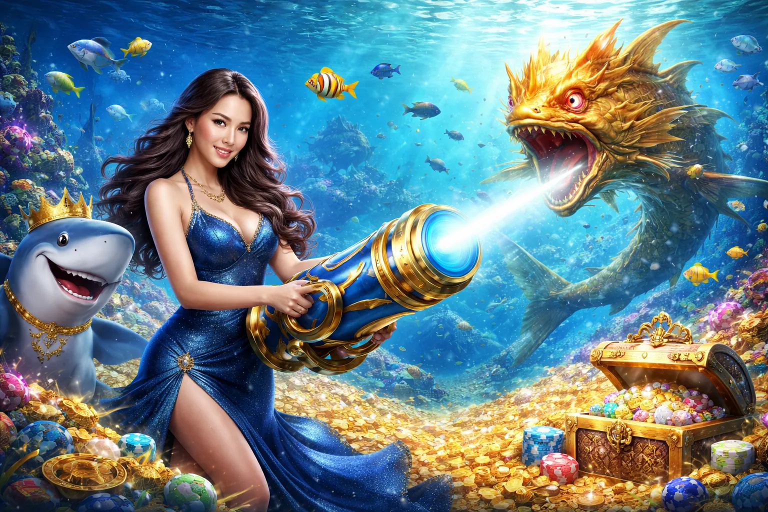 Hình ảnh banner game bắn cá i888